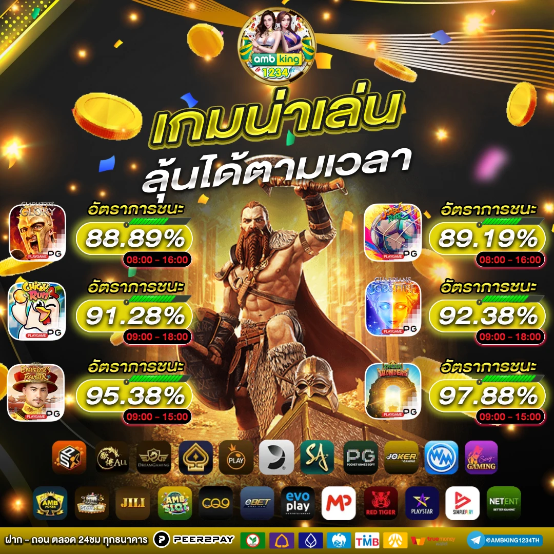 ค่ายสล็อต - แบนเนอร์โปรโมชั่น